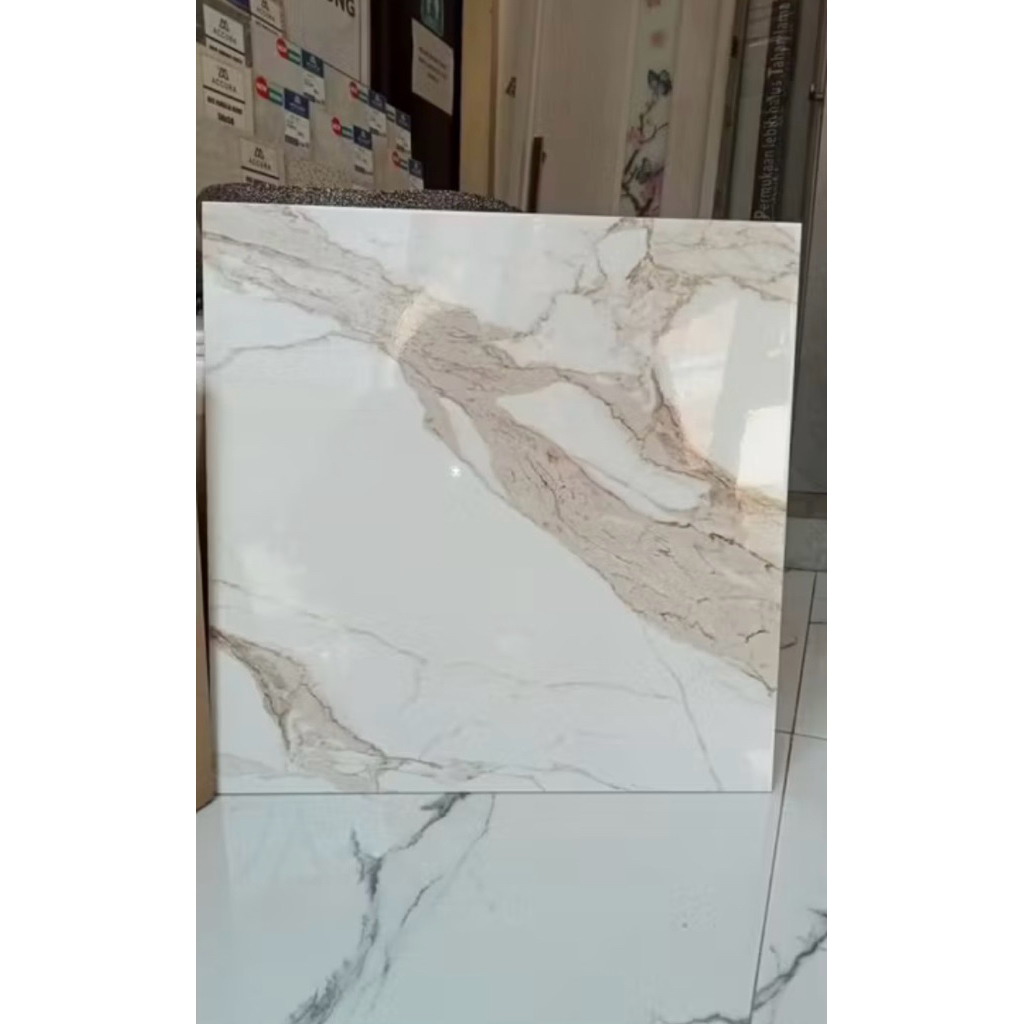 Keramik Lantai Milan cutting 50x50 Everest Gold