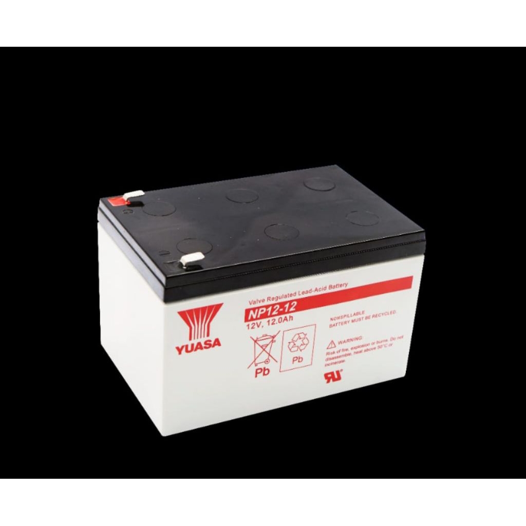 Aki Vrla Ups Kering Mf Battery Yuasa NP12-12 12V12Ah YUASA 12AH yuasa 12v 12ah