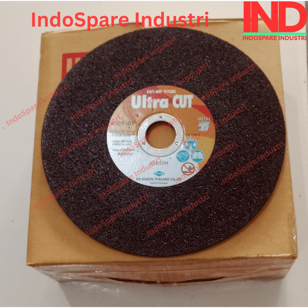 Batu Mata Gerinda Potong Cutting Wheel Ultra Cut Resibon 7" Inch