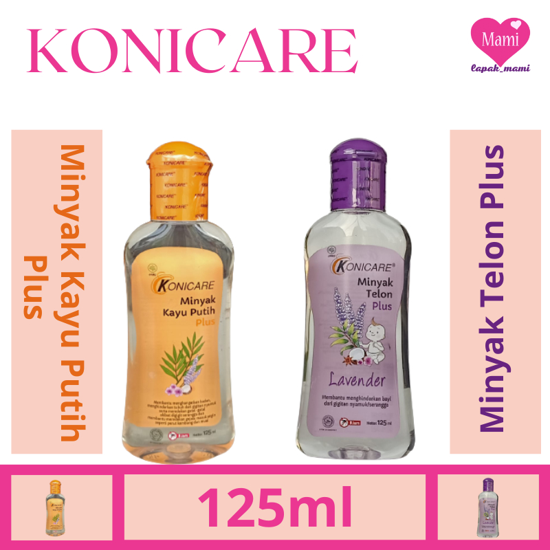 Baby Oil Konicare Plus Minyak Telon Perawatan Bayi , Minyak Telon Baby Konicare Plus Ungu 125ml