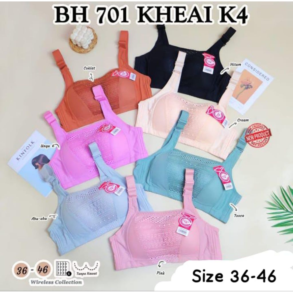 Bra kemben Toyazi 701 kait 4 tanpa kawat