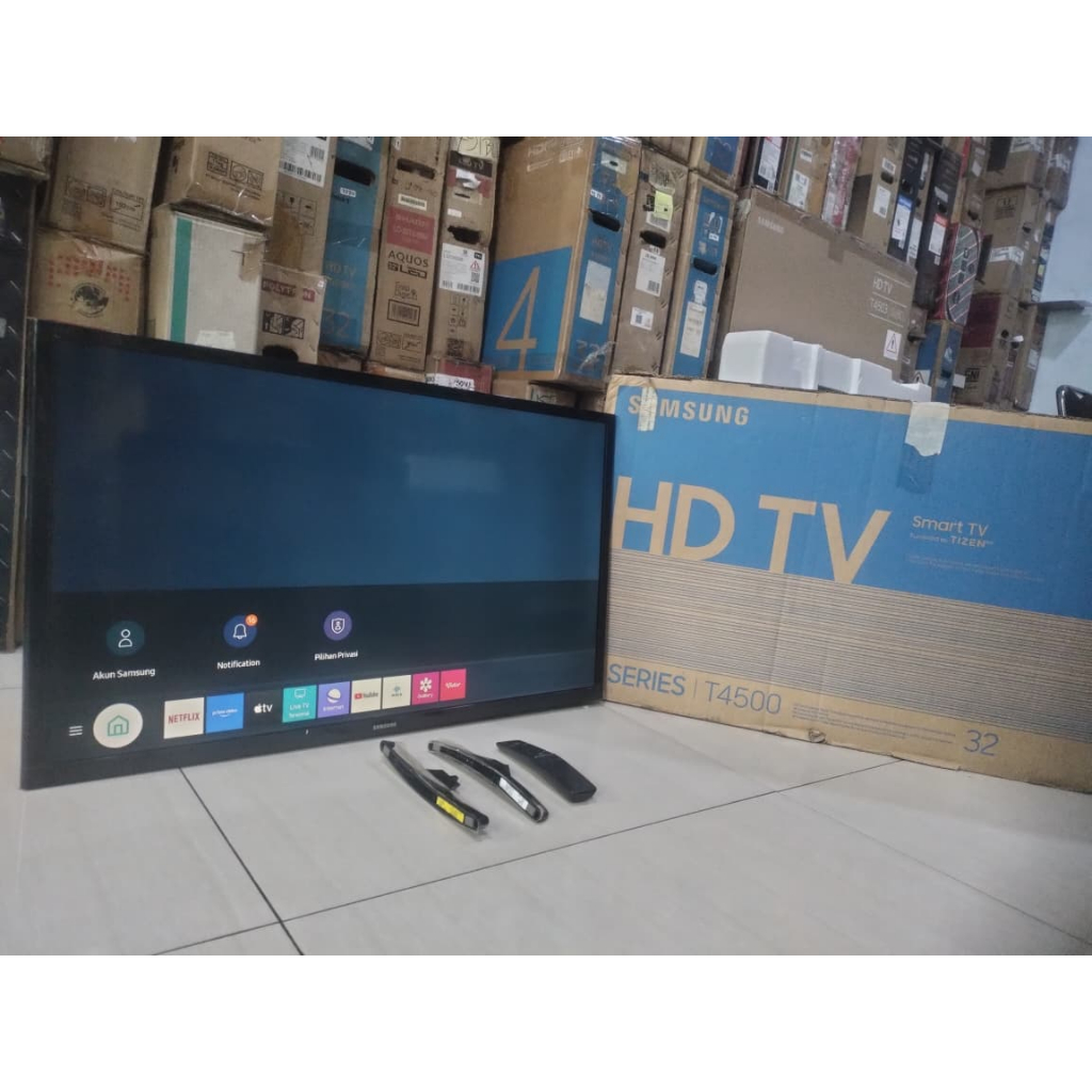TV LED SAMSUNG SMART 32 INC KONDISI BEKAS SUDAH DIGITAL TANPA STB (6363R)