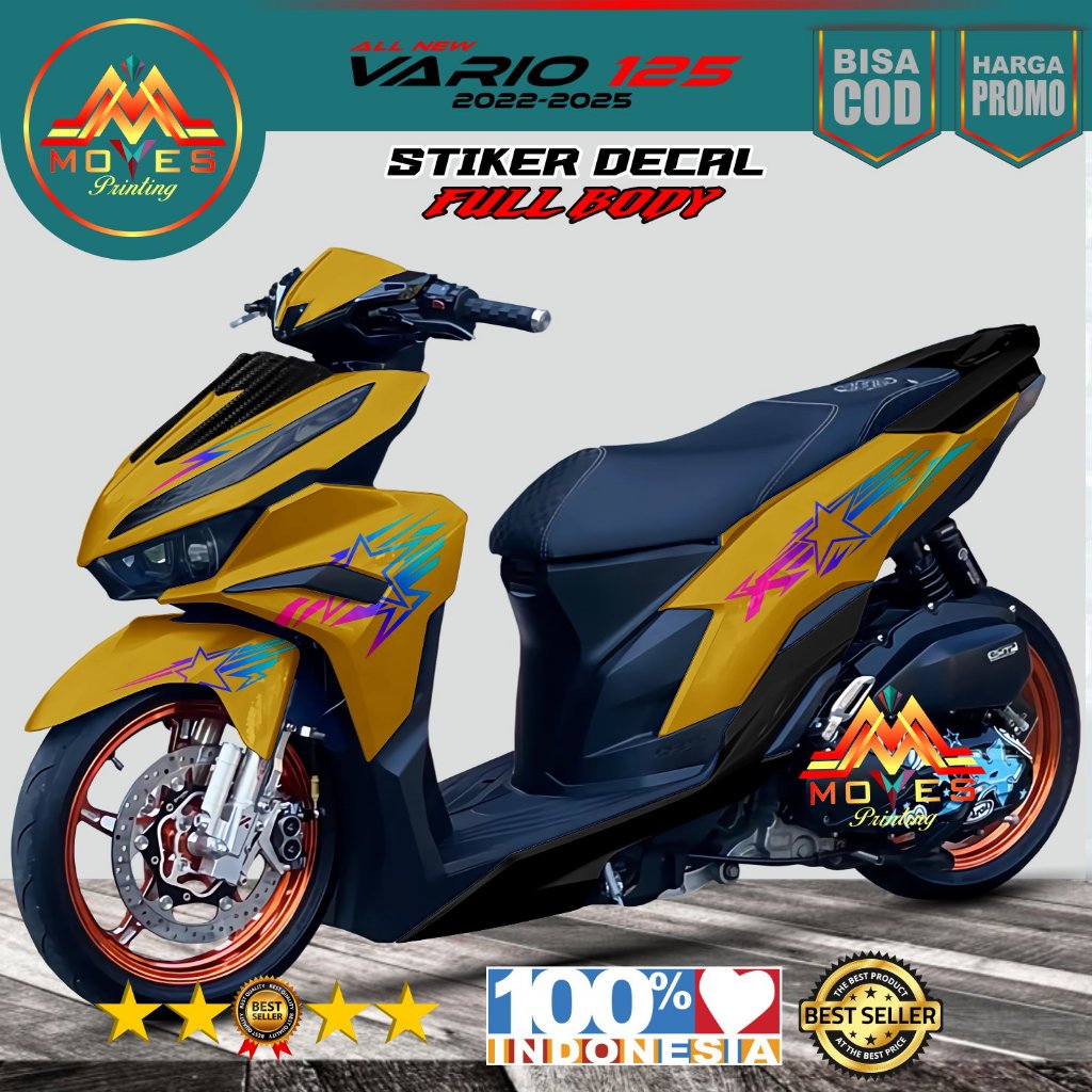 Decal Honda all new Vario 125 2025 full body sticker skotlet motor full body