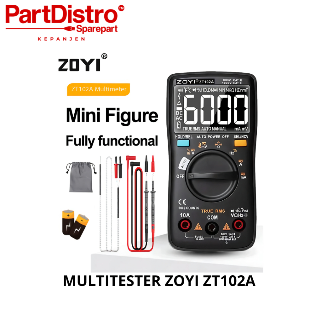 MULTITESTER ZOYI ZT102A