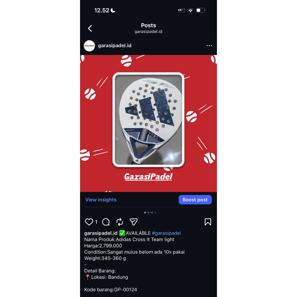 Adidas Cross IT team light