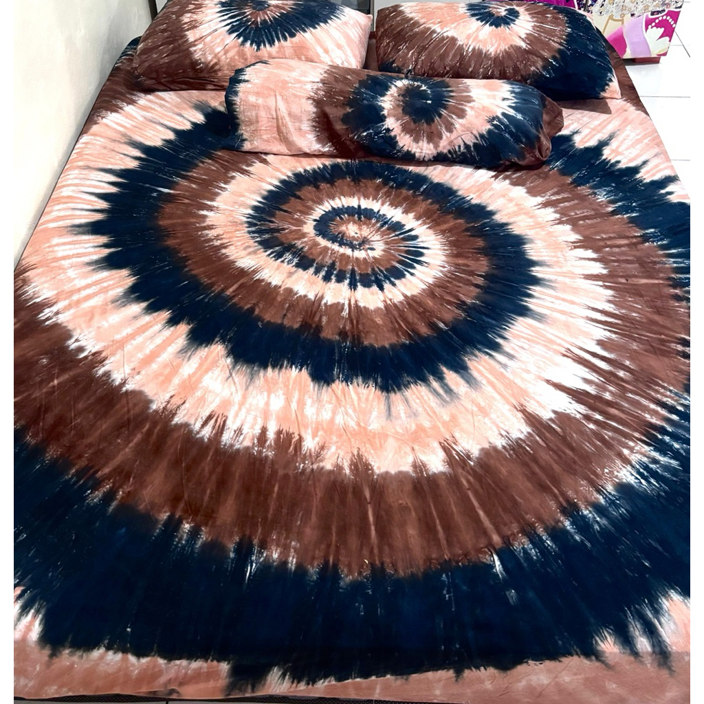 Sprei Bali Tie Dye Bahan Katun Ex Hotel Bintang 5