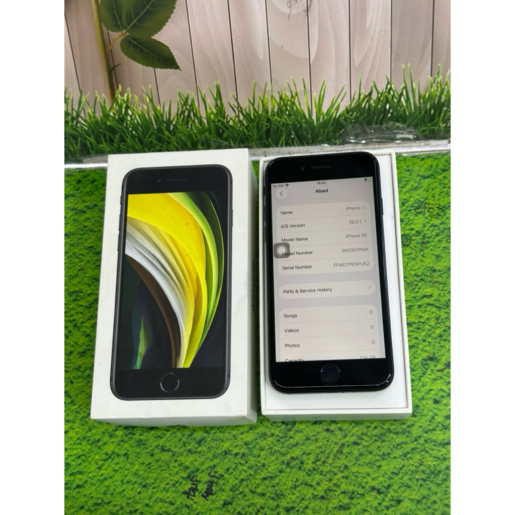 second iphone se 2 128 ibox komplit