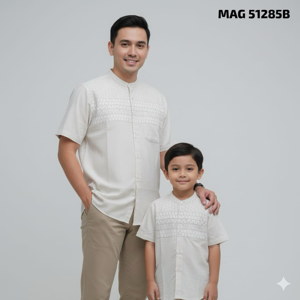 258A 258B KEMEJA KOKO COUPLE ANAK DEWASA PRINT M231 M231 KIDS RAYA SERIES 2026