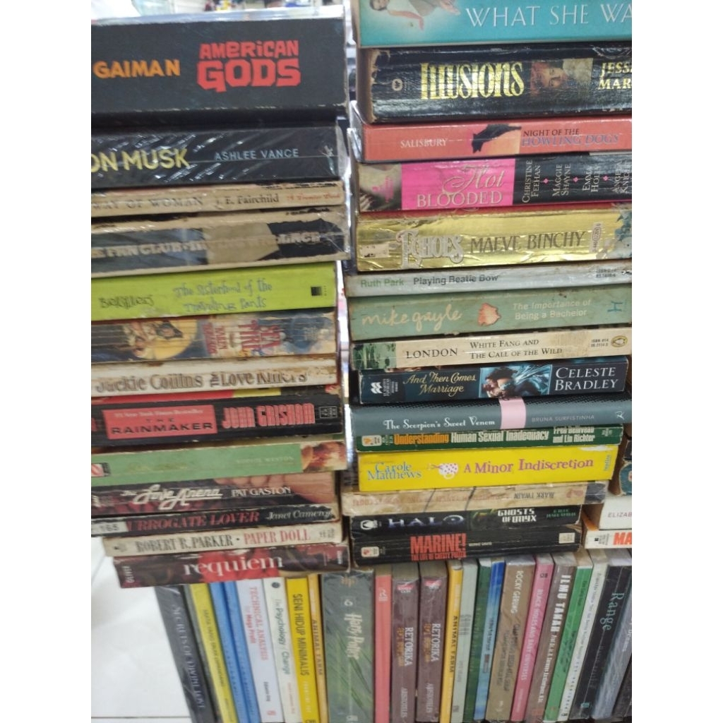 BUKU NOVEL BAHASA INGGRIS BEKAS ORI DI OBRAL