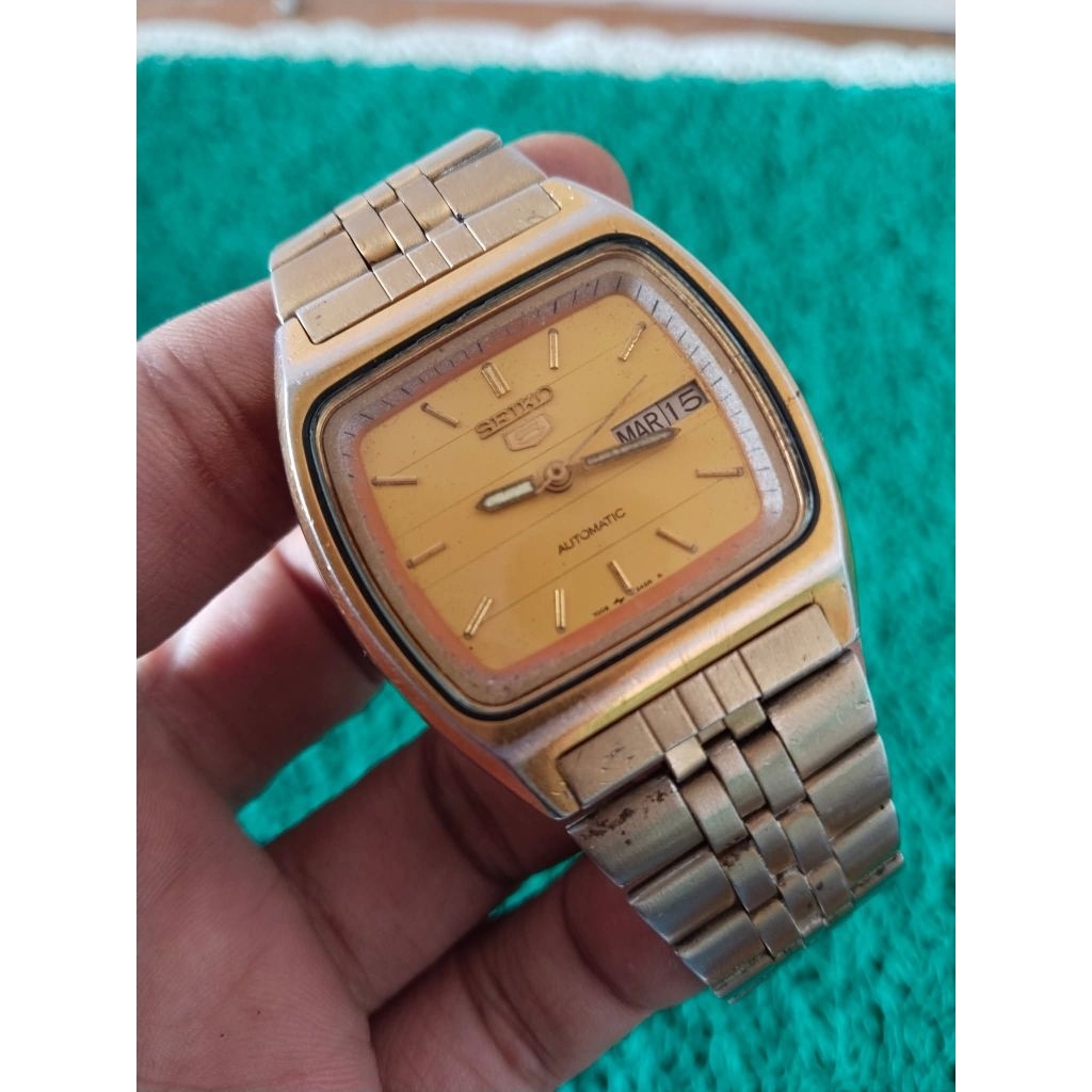 Jam tangan seiko 5 tv shapes automatic Full original