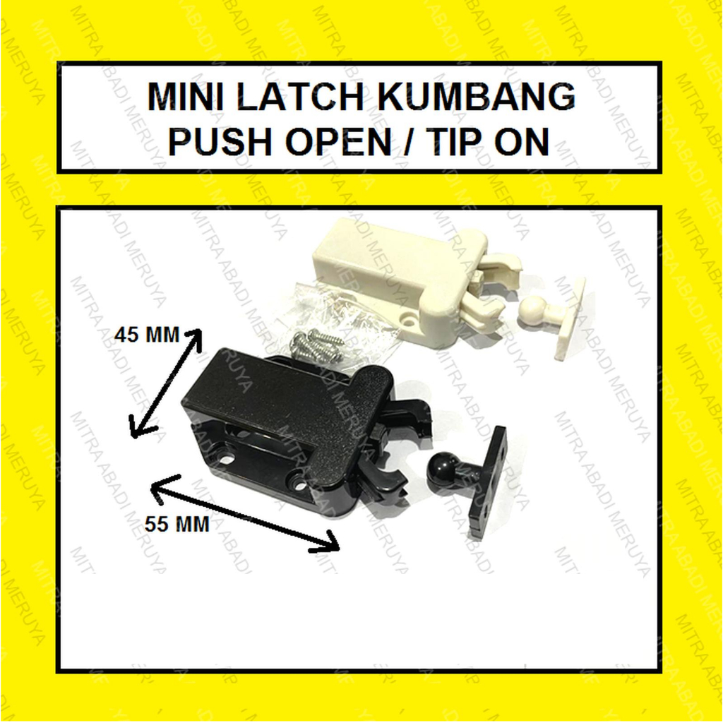 Tip On Kumbang Push Open Latch Minilatch Push To Open Mini Latch