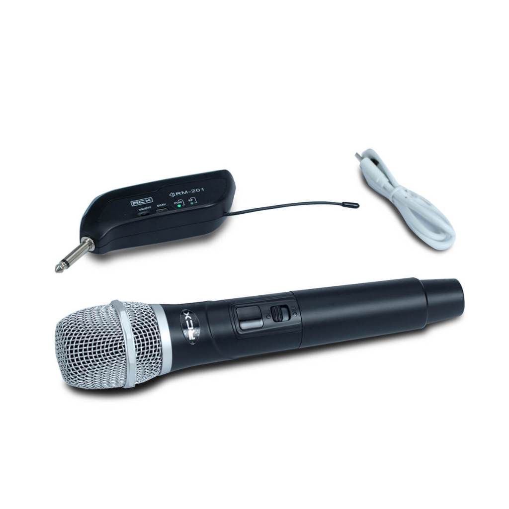 [ORIGINAL] Mic Wireless RCX RM-217 UHF Handheld Double Mikrofon Nirkabel Karaoke Kualitas Studio