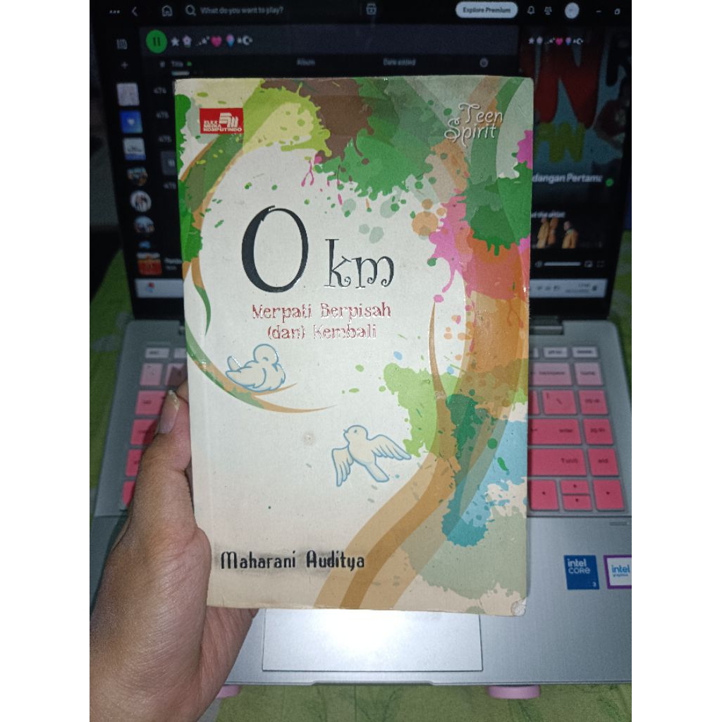 Buku Novel 0 km Merpati Berpisah (dan) Kembali