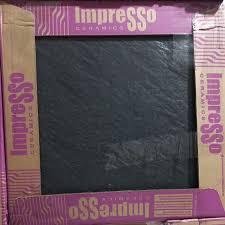 KERAMIK KASAR 40 X 40 ROCKY BLACK KIA IMPRESSO / KERAMIK LANTAI KASAR