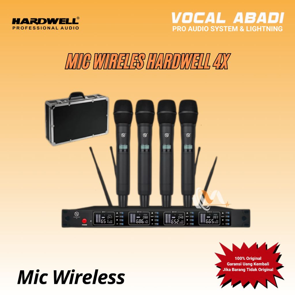 MIC WIRELES HARDWELL 4X