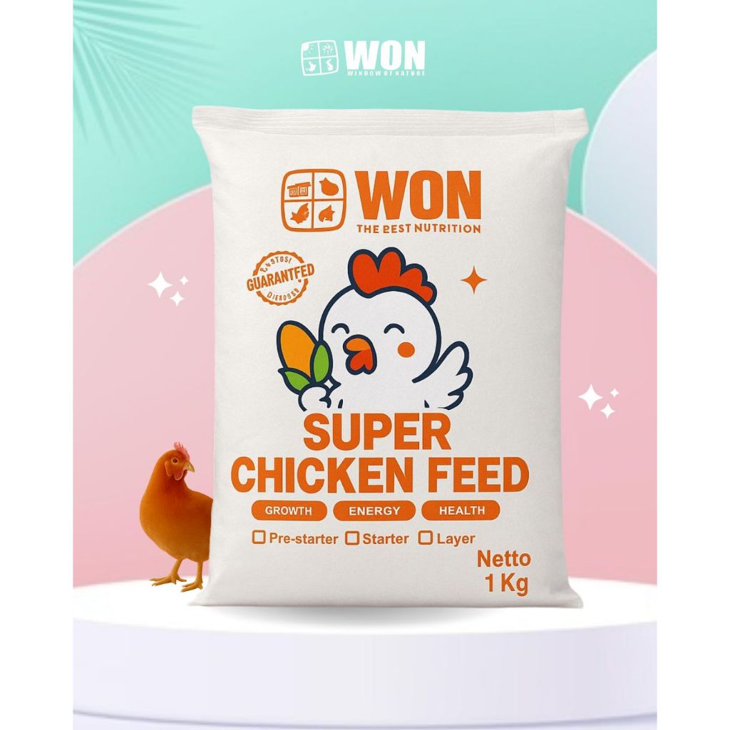 Pakan Ayam Premium Petelur Omega |  Pakan Ayam Premium STARTER 0-21hari - Protein 22% | 1kg / 3kg / 