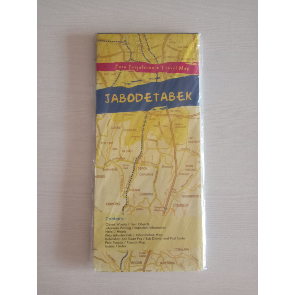Peta travel Jabodetabek