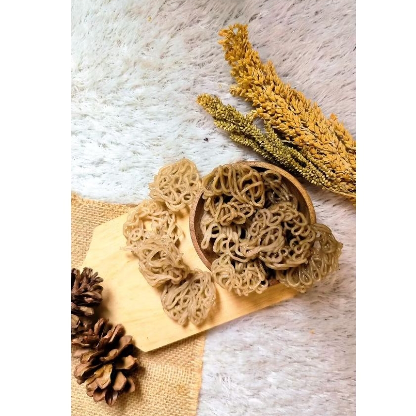 Kerupuk Mie Pempek Keriting kering