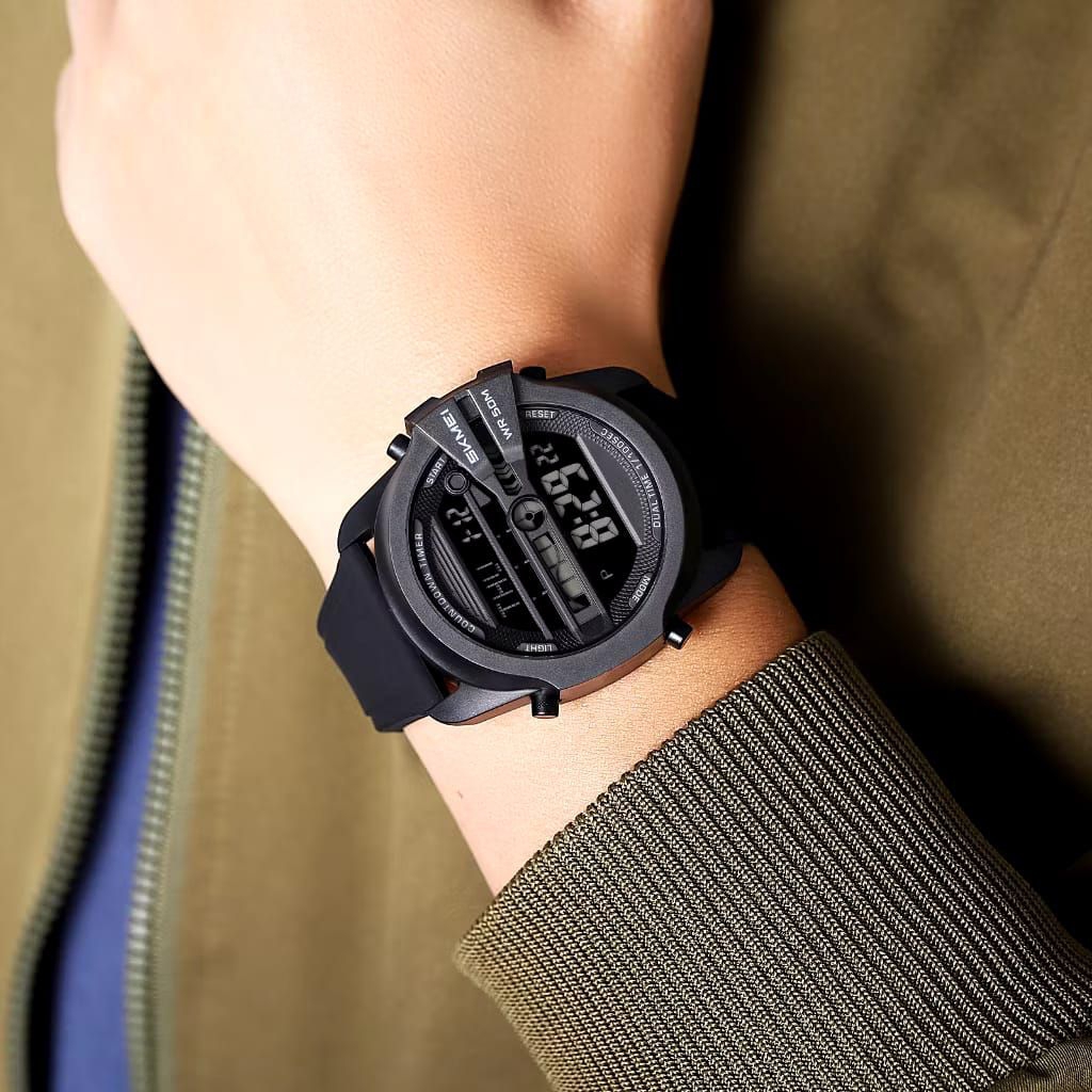 jam tangan skmei 2442 original tahan air 5atm