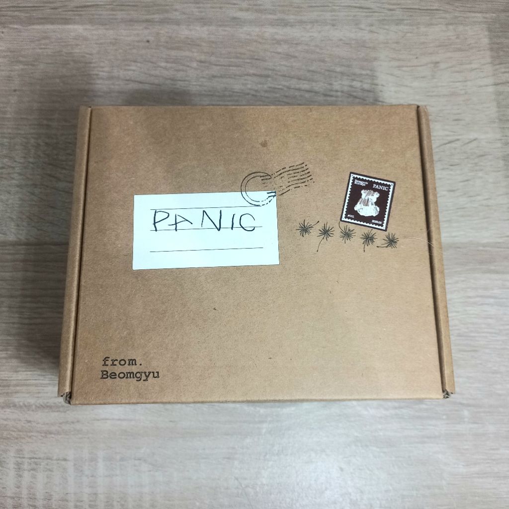 album txt beomgyu panic unsealed + pob weverse global wvg