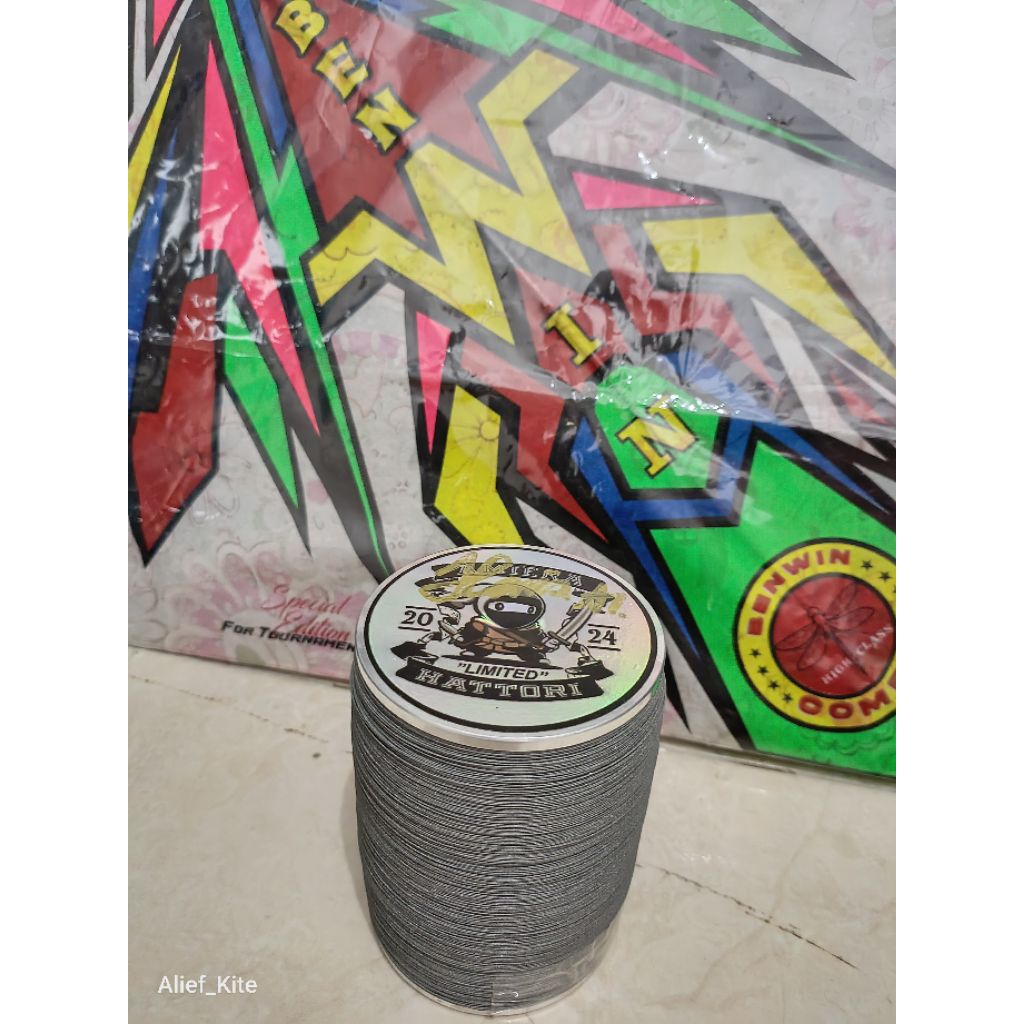 GELASAN MATOT AMIERA HATTORI LOGO HIJAB LIMITED ORIGINAL PANJANG 6000 YARD