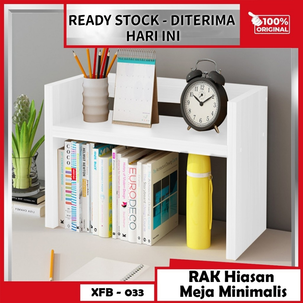 Rak Buku Mini Rak Meja Rak Portable Rak Buku Serbaguna
