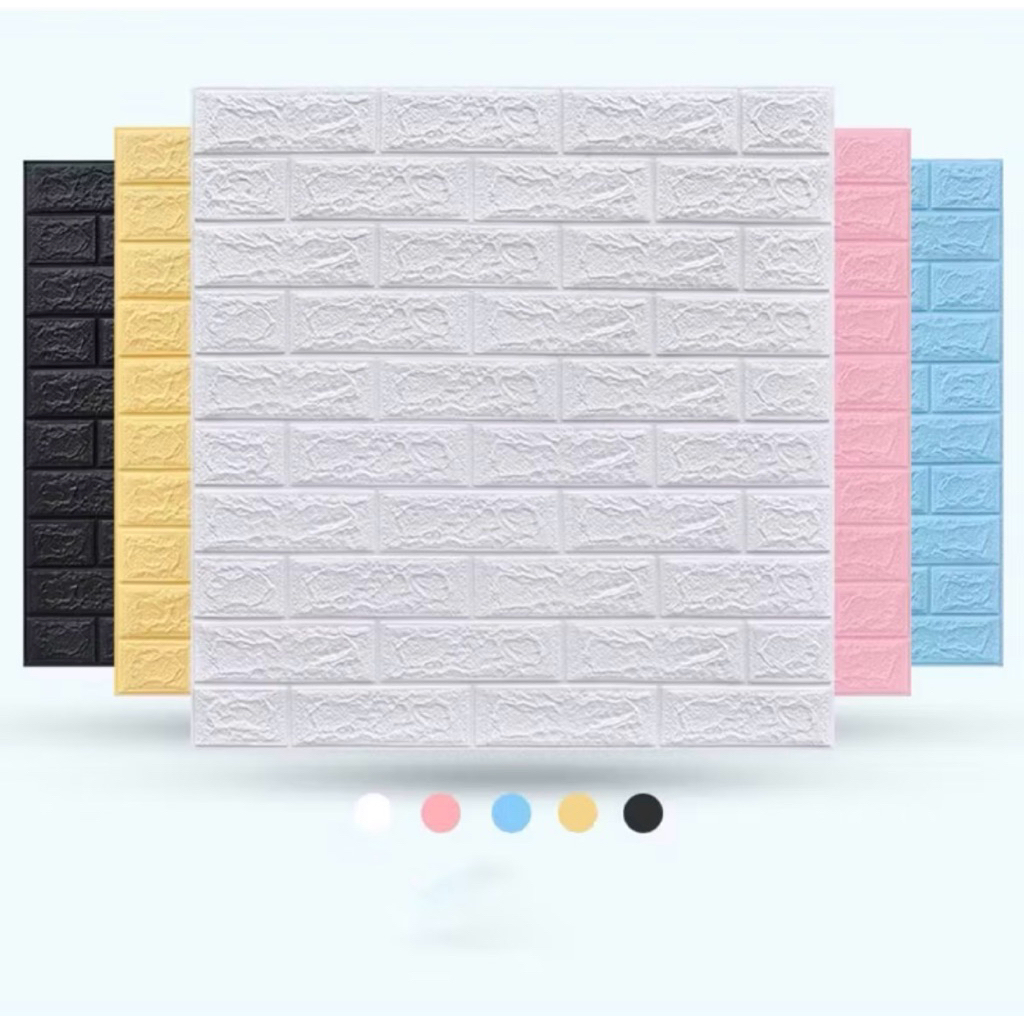 walpaper bata foam 3D ukuran 70x77 3mm