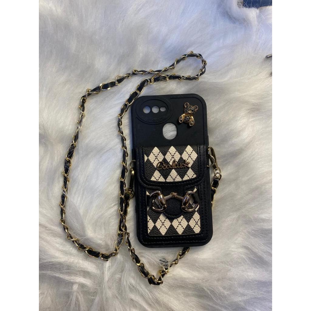 Softcase slingbag tali dompet elegant casing hp selempang for OPPO A5S