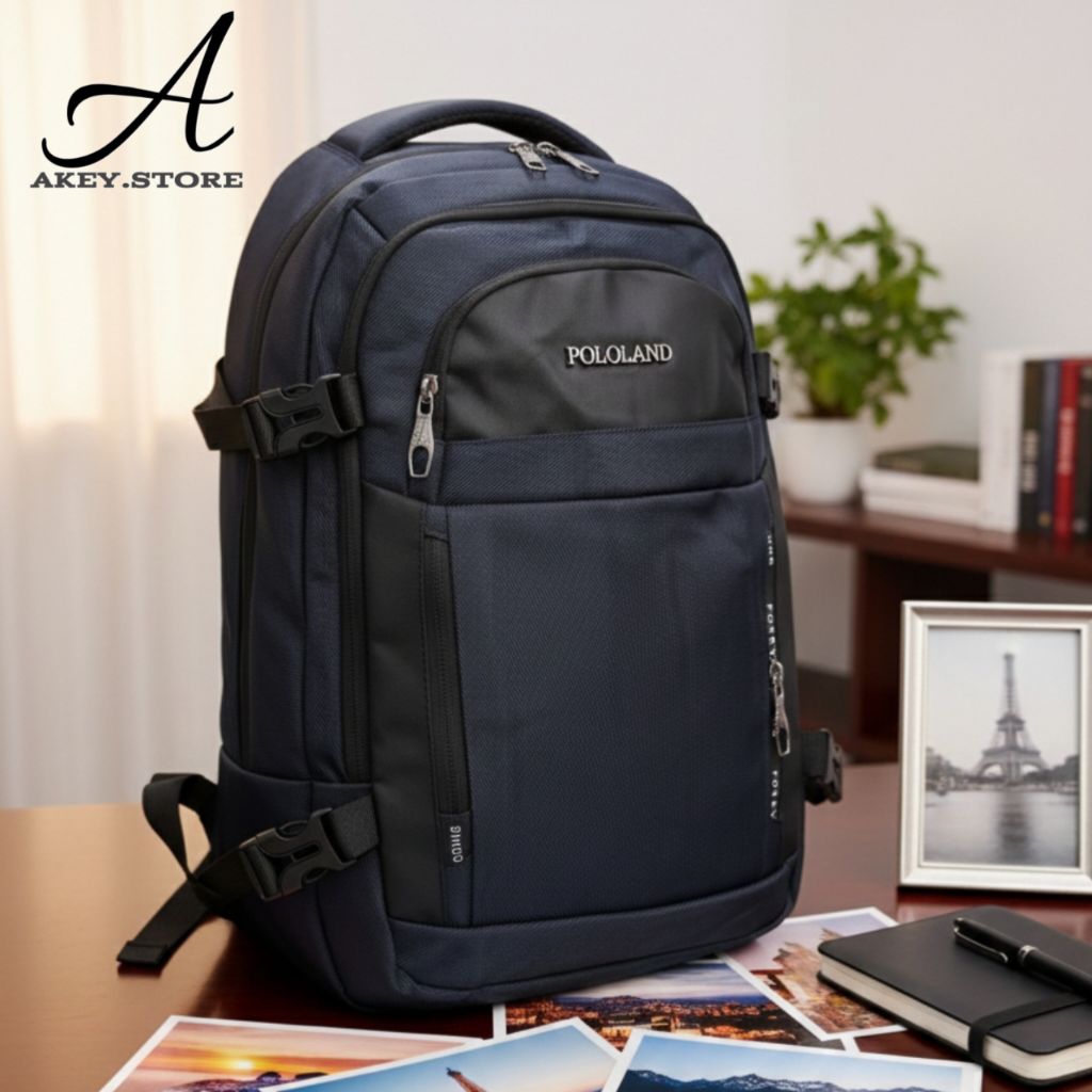 TAS RANSEL POLO LAND/ Tas laptop/ Tas kuliah KEREN Pria Wanita