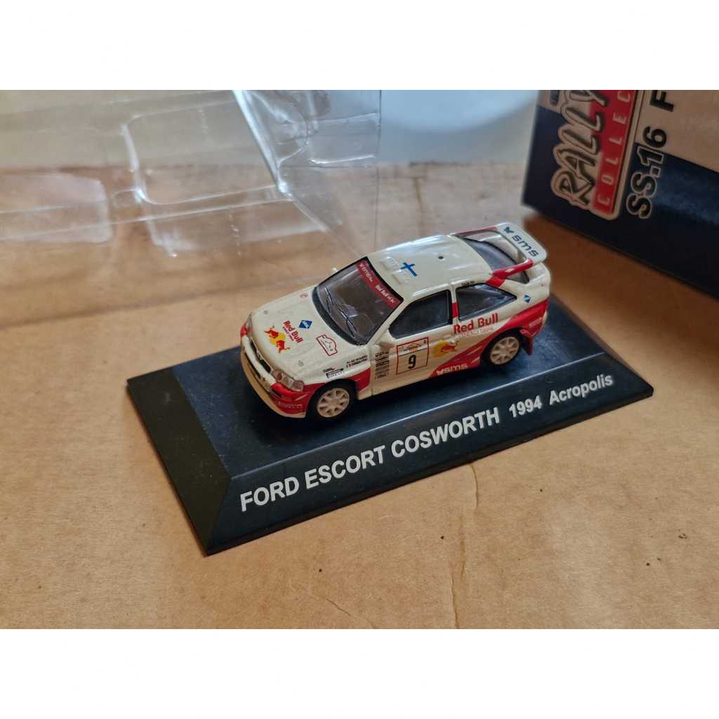 CMS Rally Ford Escort Cosworth Acropolis RedBull 1:64 Mini Scale
