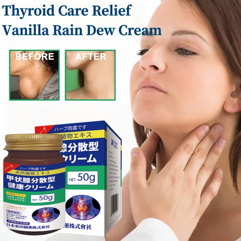 Krim pelarut tiroid Salep benjolan di leher Salep tiroid leher Obat gondok Aman dan tidak menyakitka