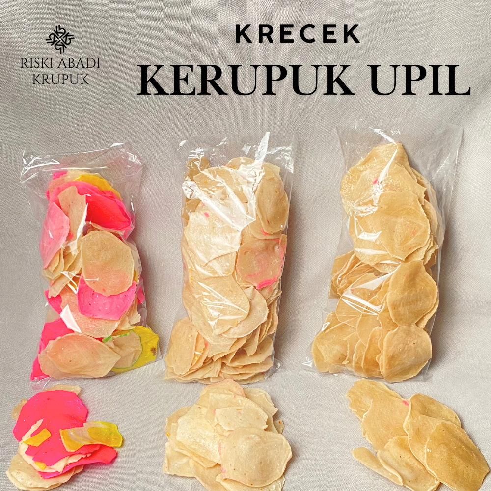 Krecek mentah Krupuk Pasir Mentah Kerupuk Upil Home Made Riski Abadi Kerupuk