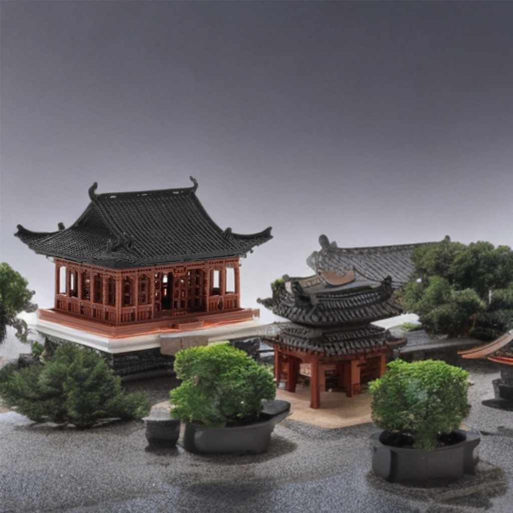 HIASAN AQUARIUM DAN AQUASCAPE MINIATUR RUMAH MEWAH SUPER REALISTIC IMPOR