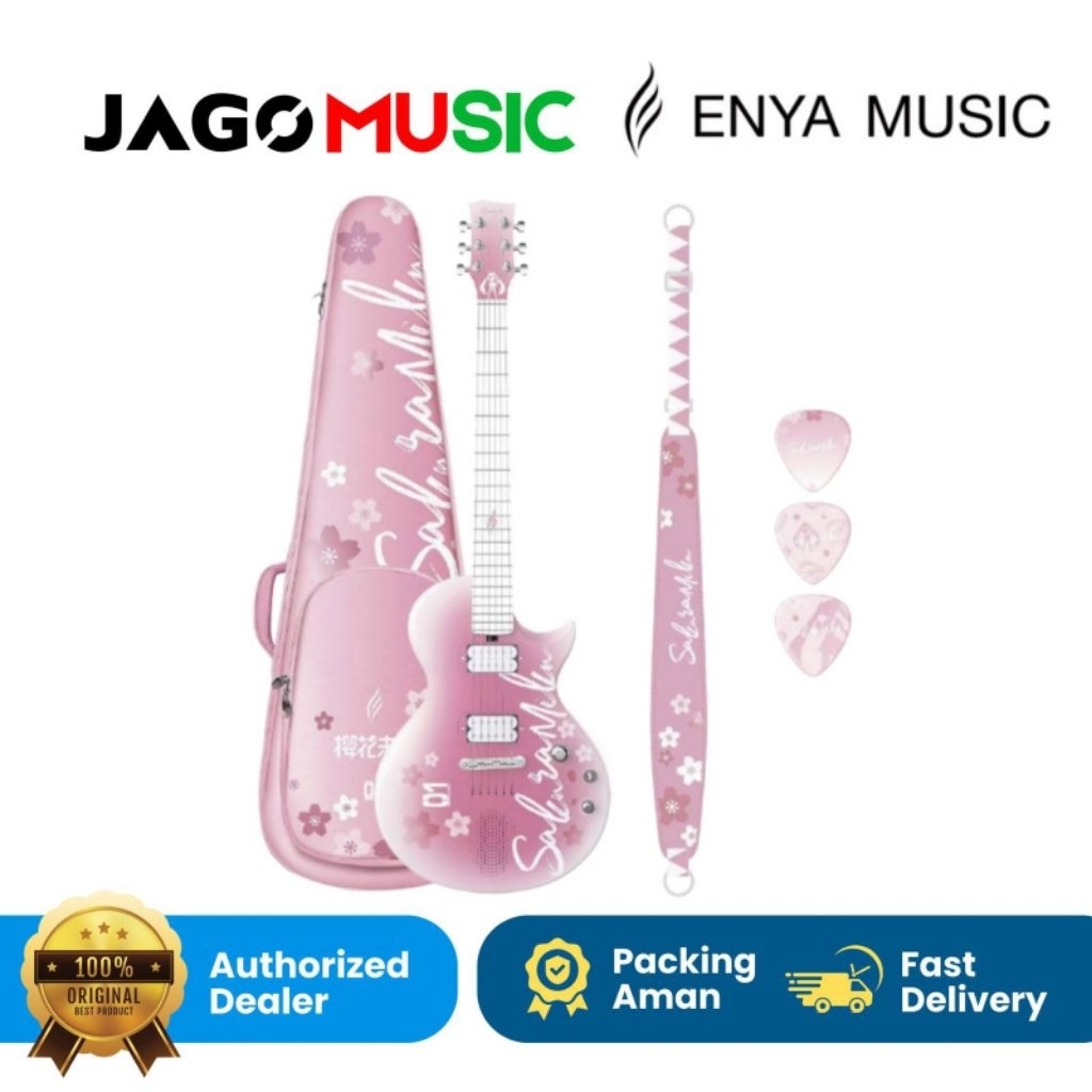 Gitar Elektrik Enya Nova Go Sonic Sakura Mirai Built in Effect Enya Nova Go Sonic