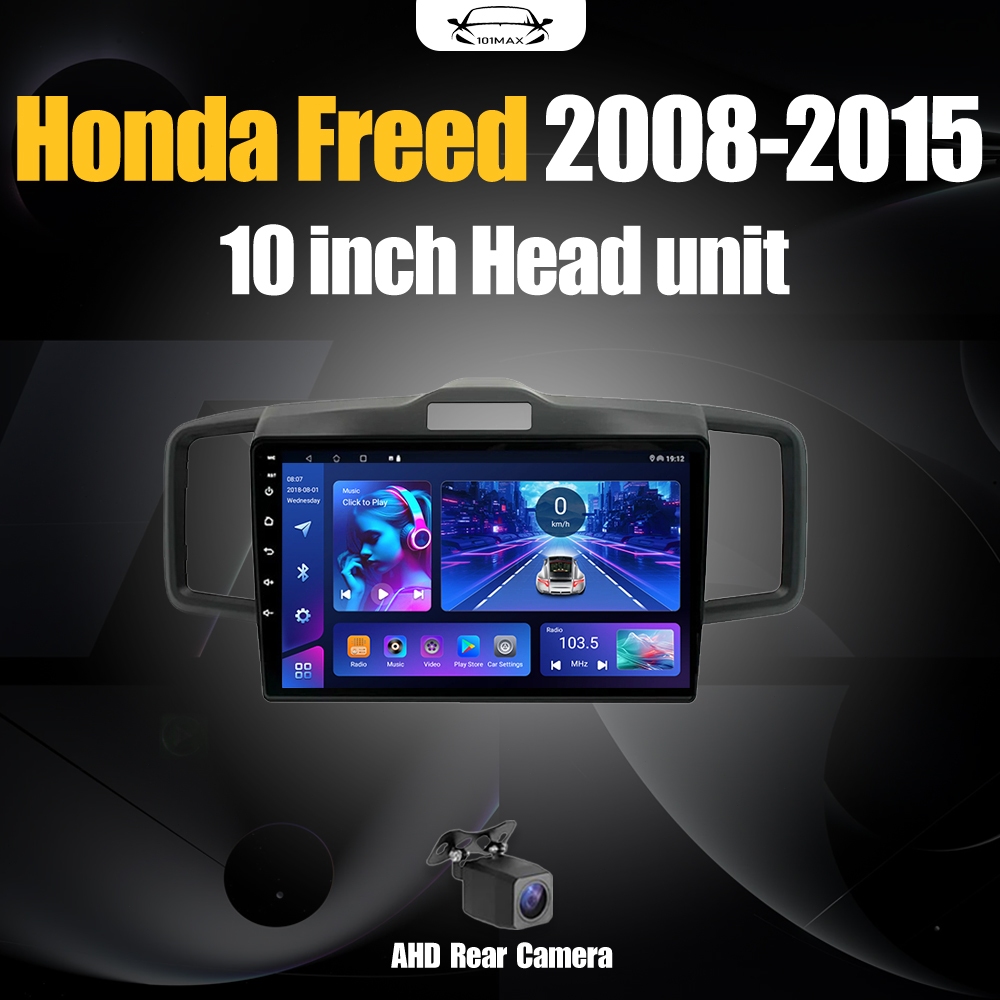 Android 14 Head Unit 10" IPS For Honda Freed 2008-2015 Head Unit 8 Chip Nuklir 8+64GB/8+128GB Androi