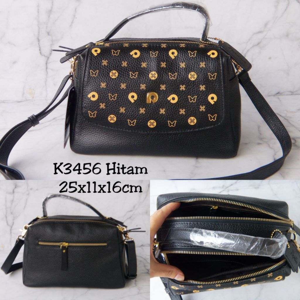 Tas Papillon Wanita leather K3456 motif