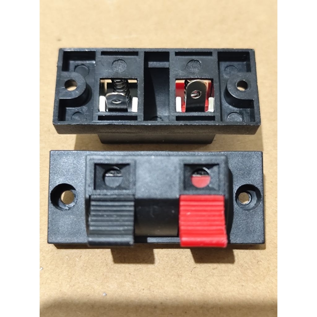 TERMINAL JEPIT SPEAKER 2 PIN TERMINAL SPEAKER KABEL POWER BOX SOKET 2P besar