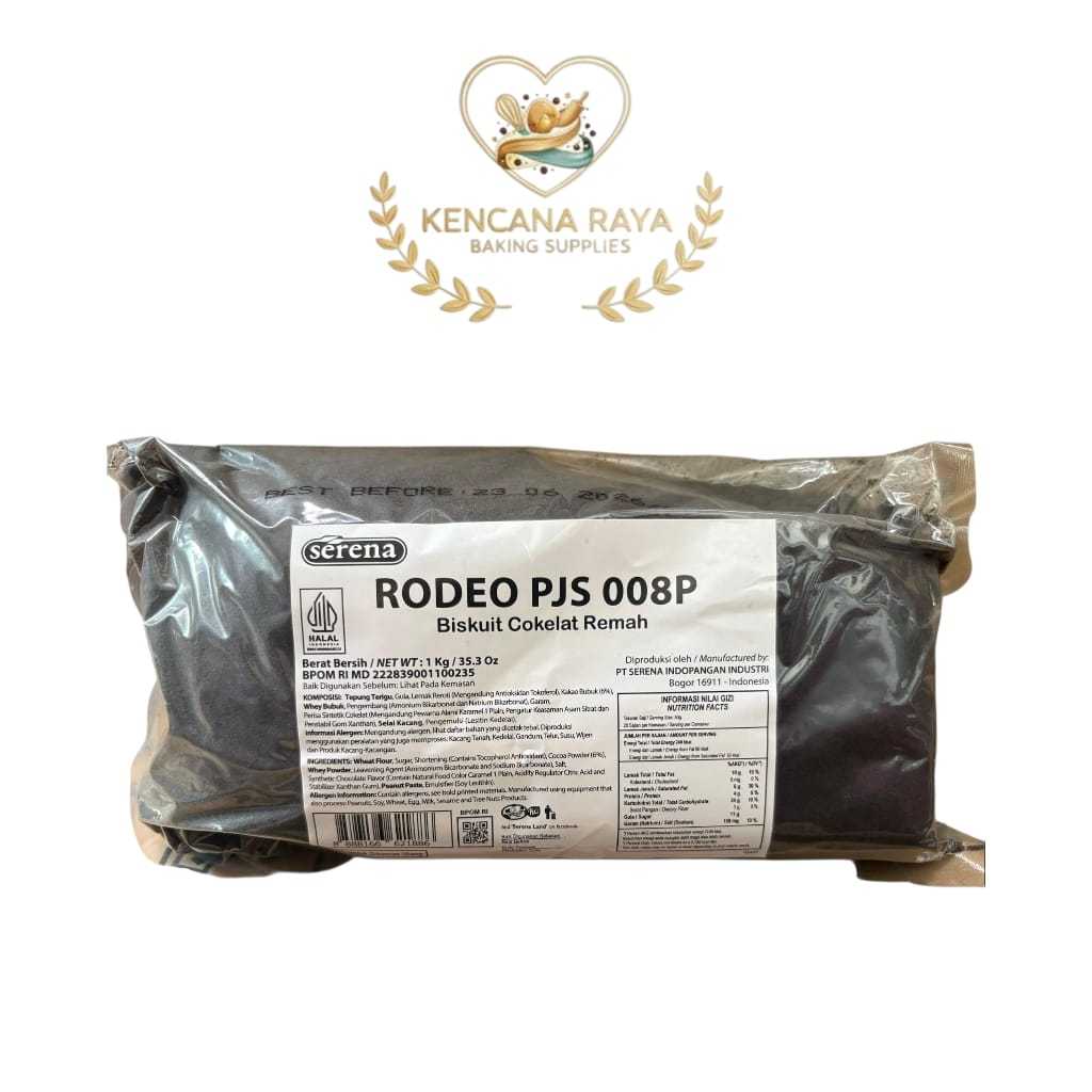 Serena Rodeo PJS Oreo Powder Biskuit Coklat Bubuk  1 kg (HALUS)