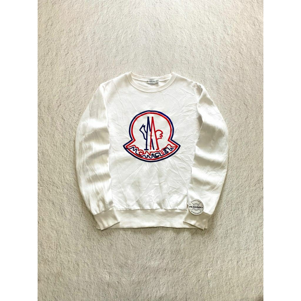 Crewneck Moncler Full Bordir