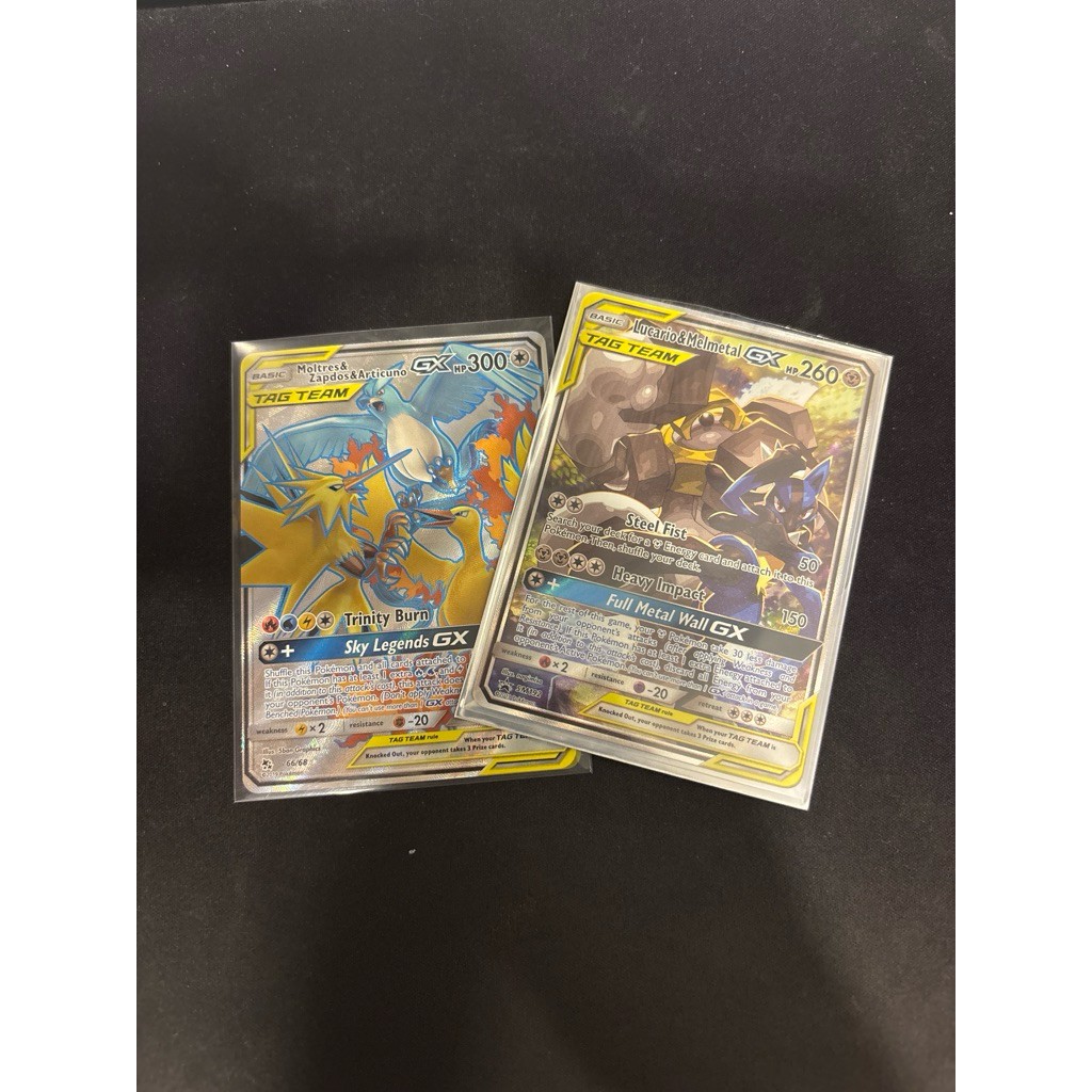 lucario melmetal gx moltress zapdos articuno gz