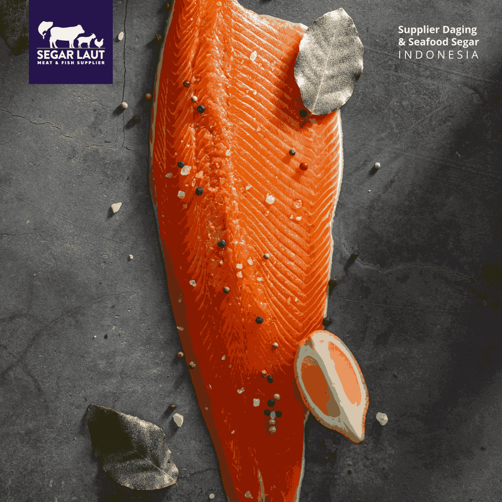 Salmon Coho Fillet Utuh | Fillet Loin | Fresh Frozen