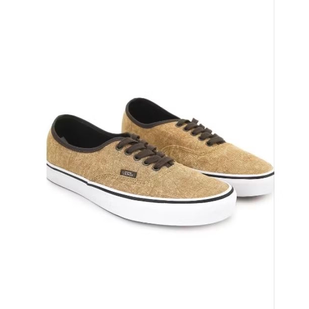 (NEW) Vans Authentic denim burnt gold