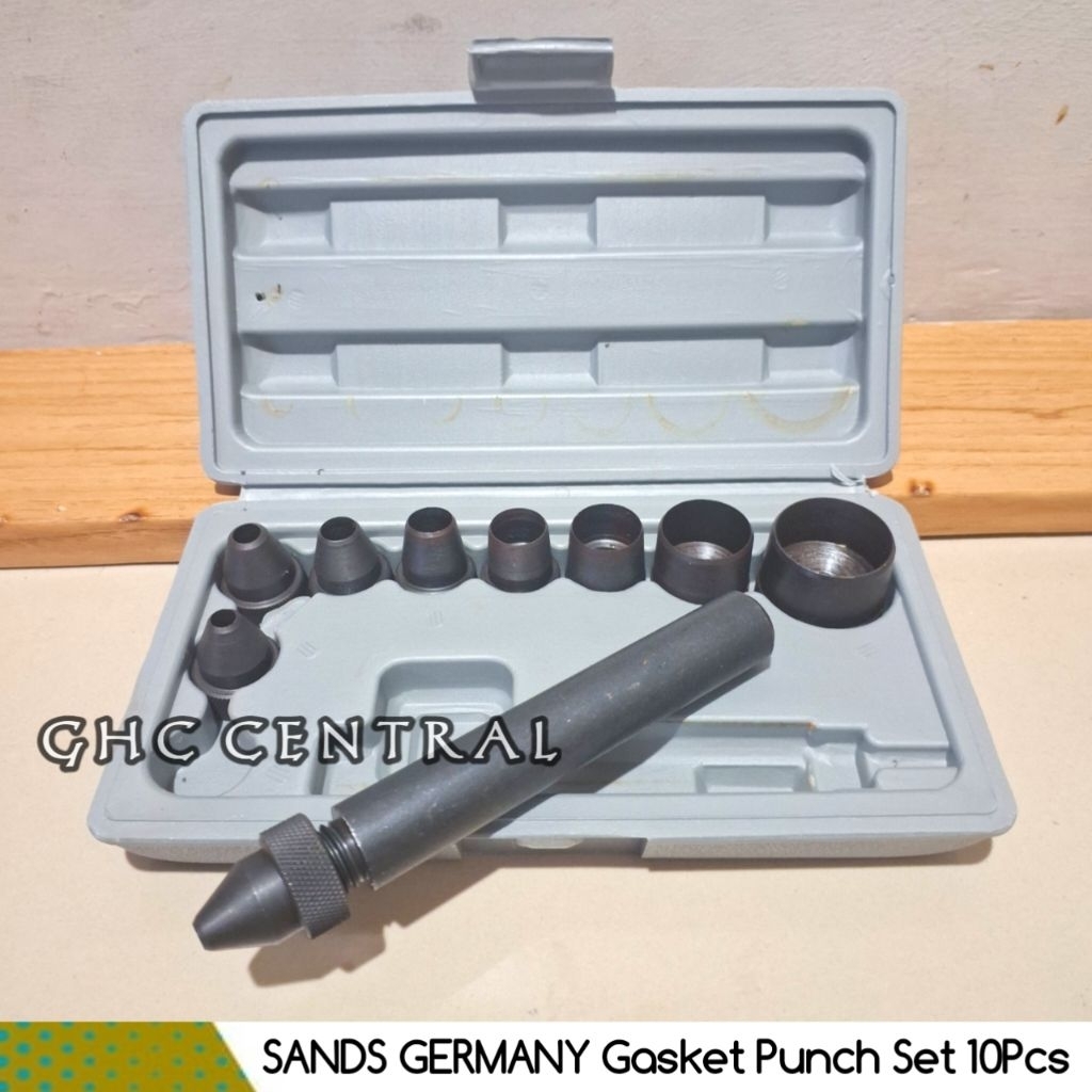 Sands Gasket Punch Set 10Pcs Germany Alat Pembolong Packing Gasket Plong