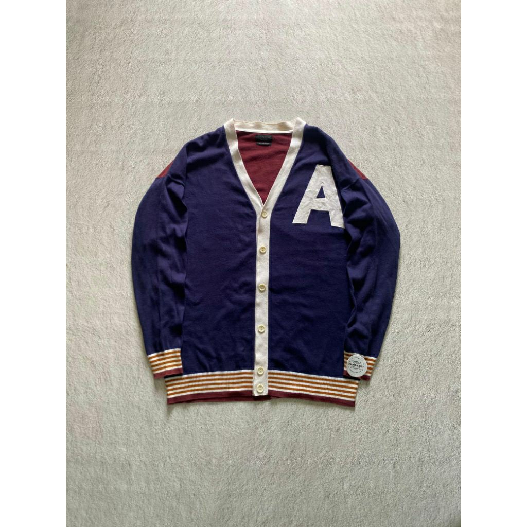 Cardigan Rajut Zara Man Logo A Big