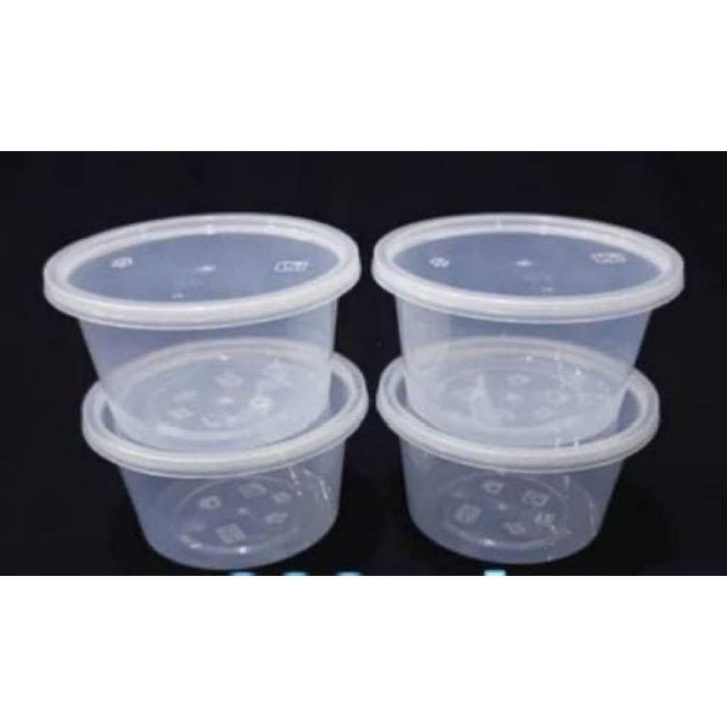Thinwall BULAT 300ML R/ CUP PUDING / Thinwall Bowl / Thinwall Mangkok Plastik Cup Bowl 300ml