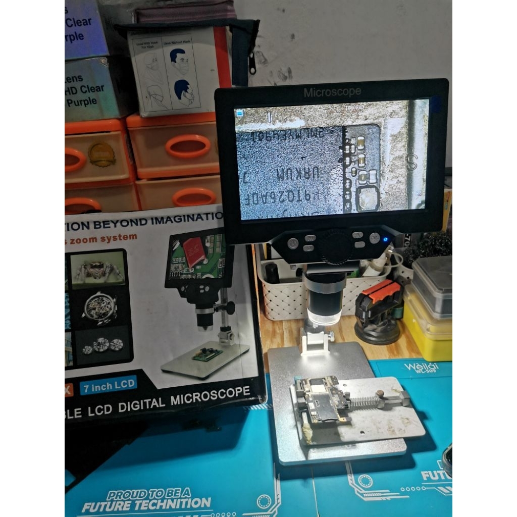 Mikroskop Digital Servis HP 1200x 7 inch