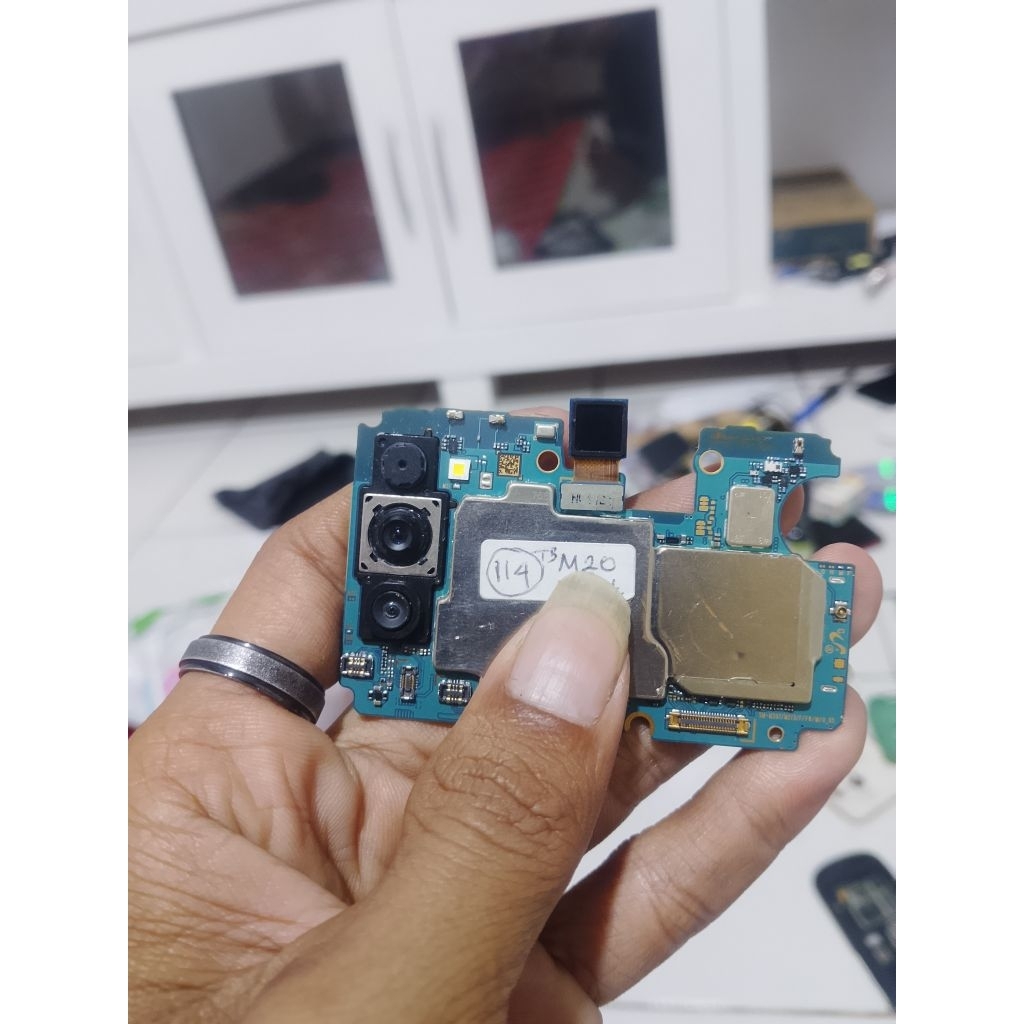 copotan kamera set depan belakang samsung m20
