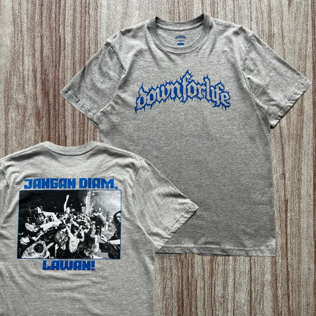 T-shirt Downforlife - Hardcore Gray