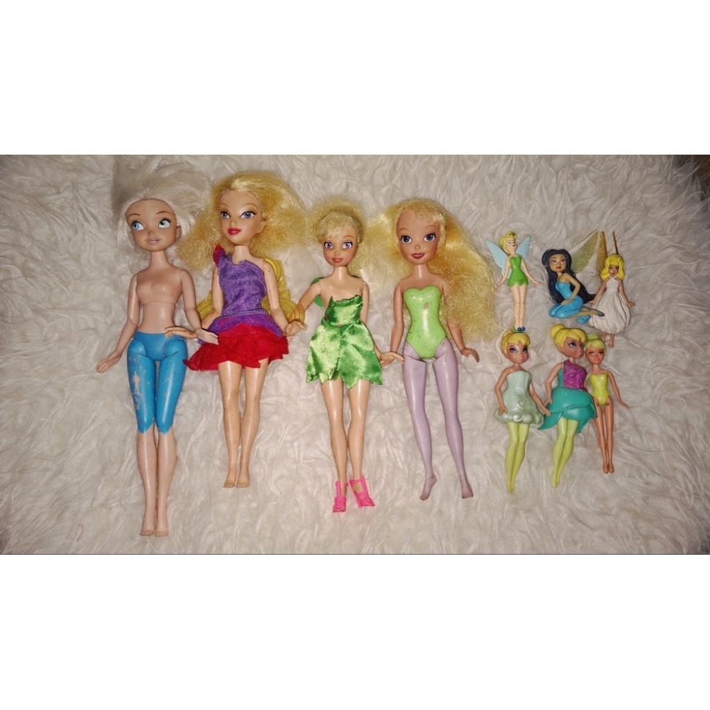 Take All Barbie & Figure Tinkerbell Preloved ( Baca Deskripsi )