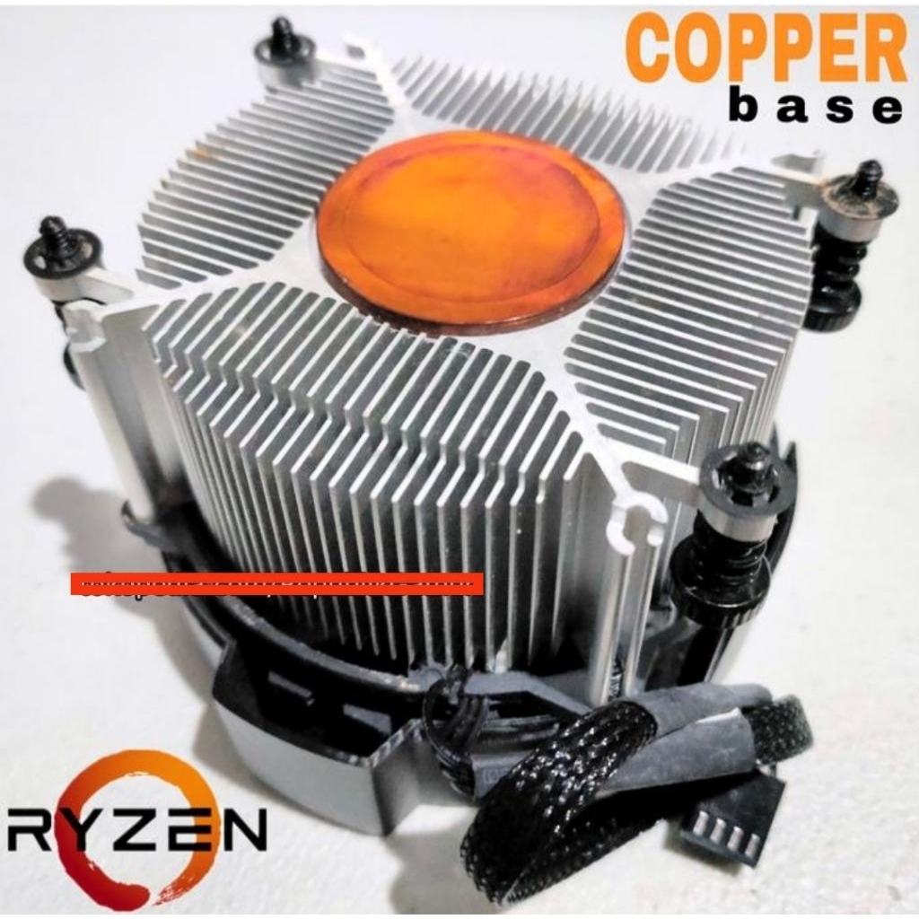 HSF AMD Wraith Spire Tembaga Copper Murni Original Fan Cpu Am4